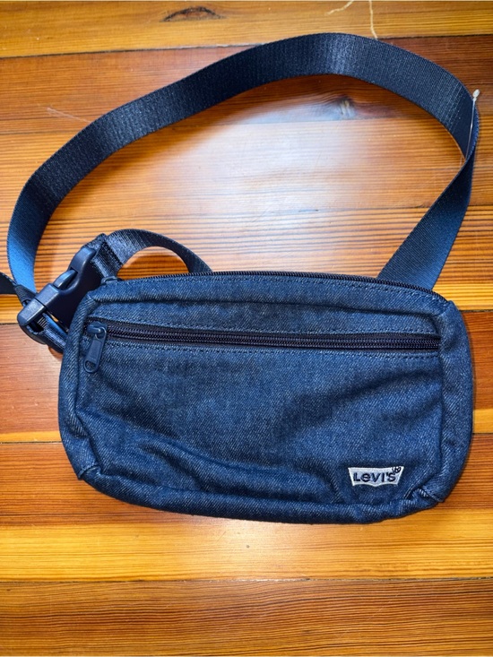 Levi's Handbags - Levi's Dark Denim Waist Bag with Adjustable Strap